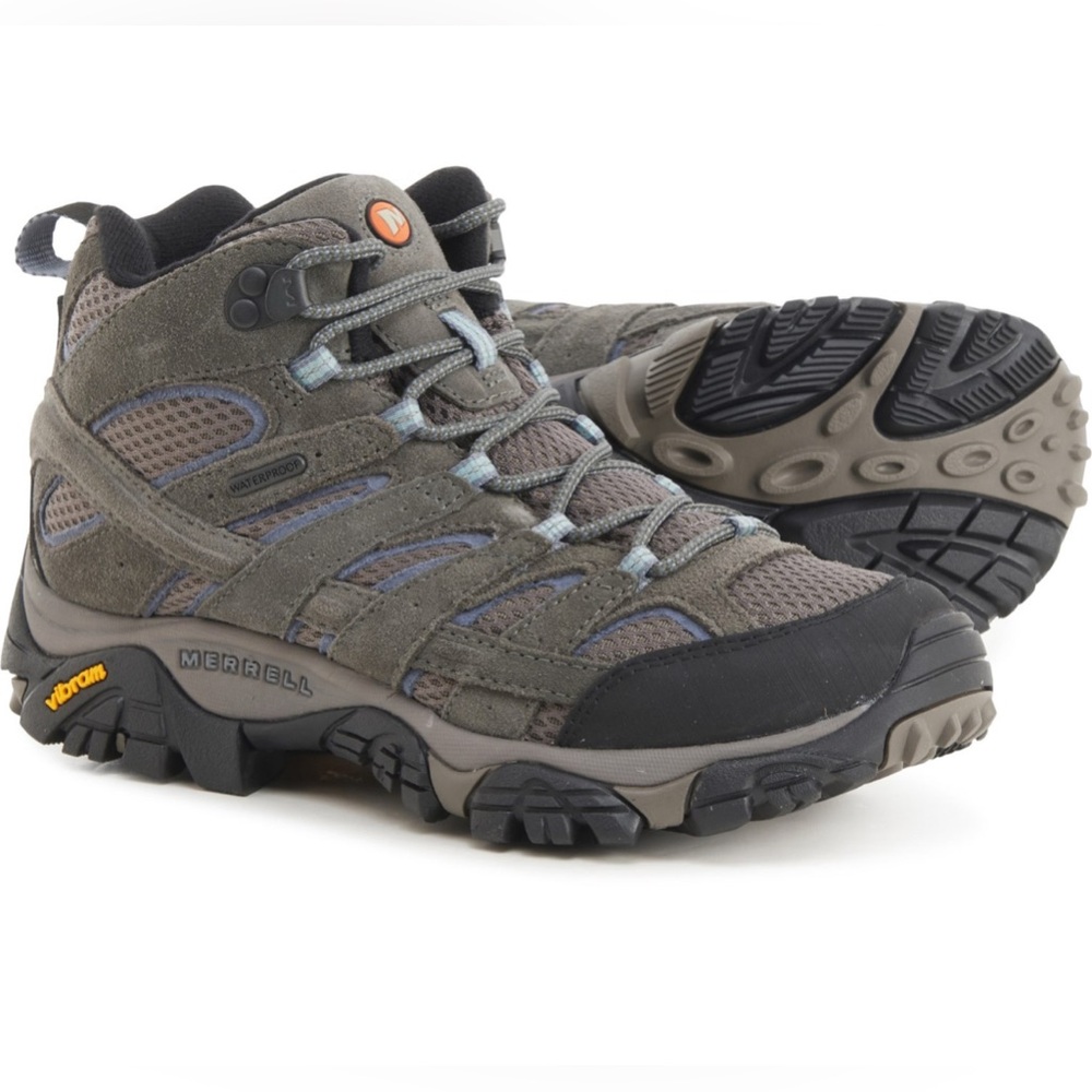 Merrell Moab 2 Mid Hiking Boots - Waterproof Women's Size 8.5 9W